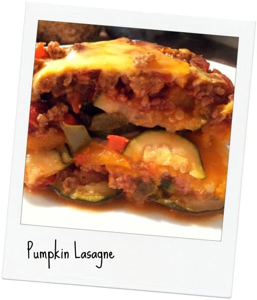Pumpkin Lasagne